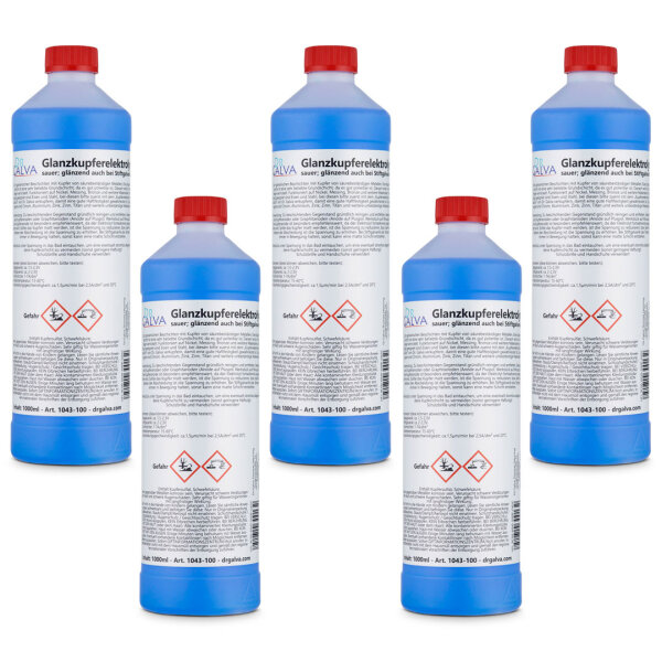 Glossy copper plating solution 5000ml