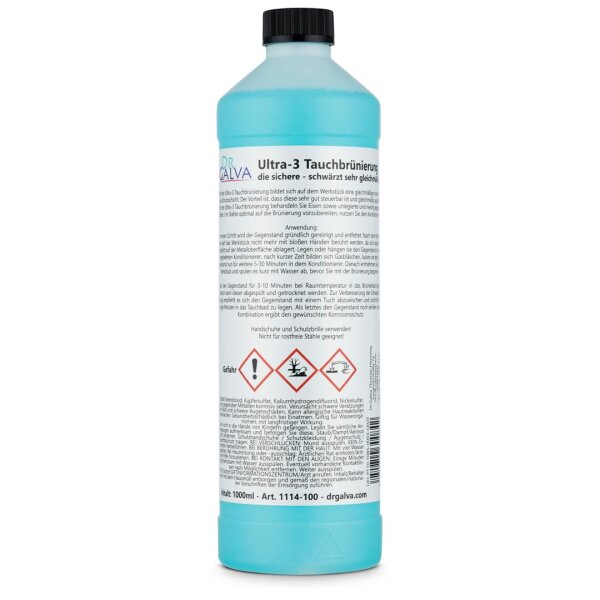 Ultra-3 Dip Black Oxide - Bluing concentrate